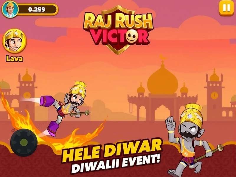 Raj Rush Victor Game Screenshot